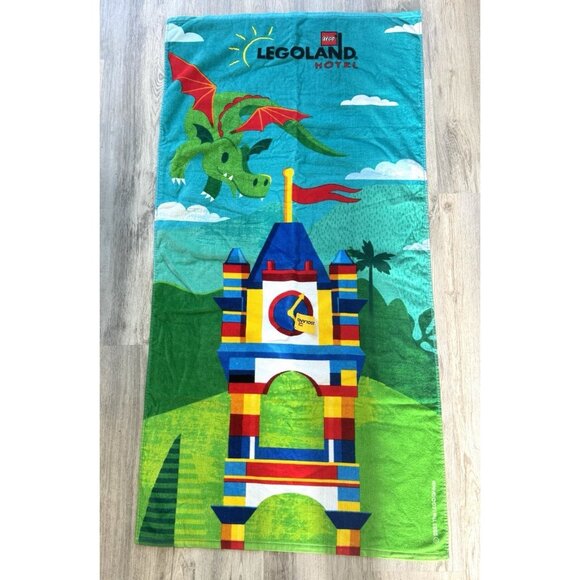 LEGOLAND HOTEL Dragon Beach Towel Lego 100% Cotton New NWT - Picture 1 of 4